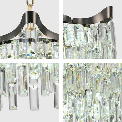 Star Crystal Chandelier Ceiling Light