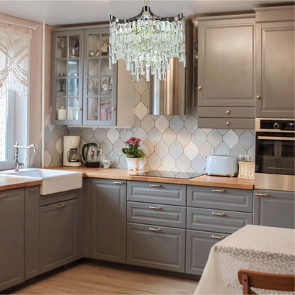 Star Crystal Chandelier Ceiling Light