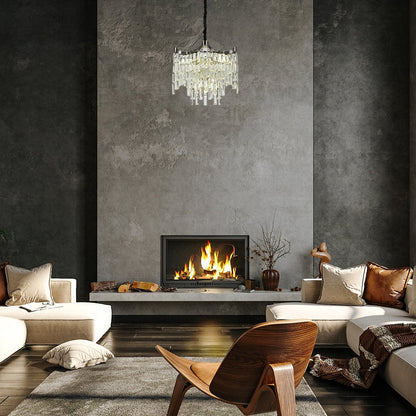 Star Crystal Chandelier Ceiling Light