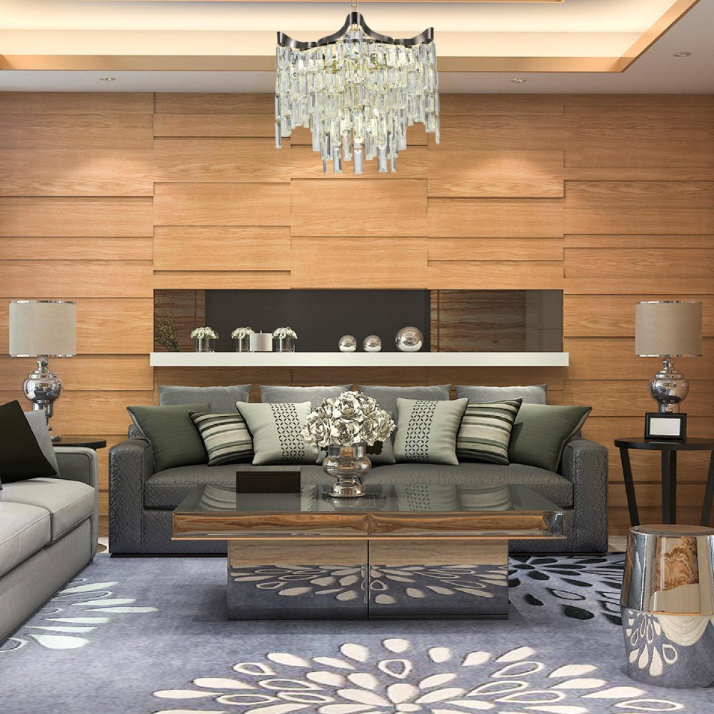 Star Crystal Chandelier Ceiling Light