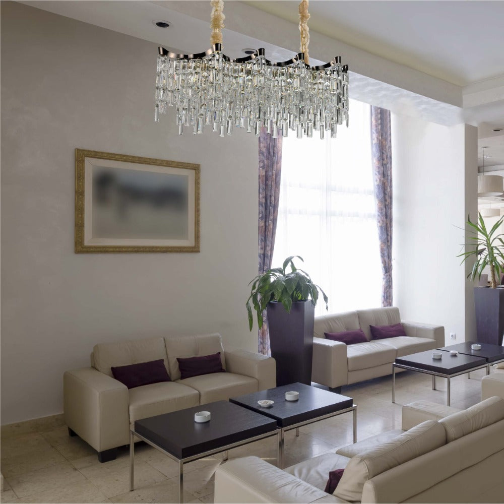 Star Crystal Chandelier Ceiling Light