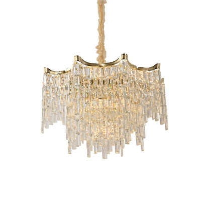 Star Crystal Chandelier Ceiling Light