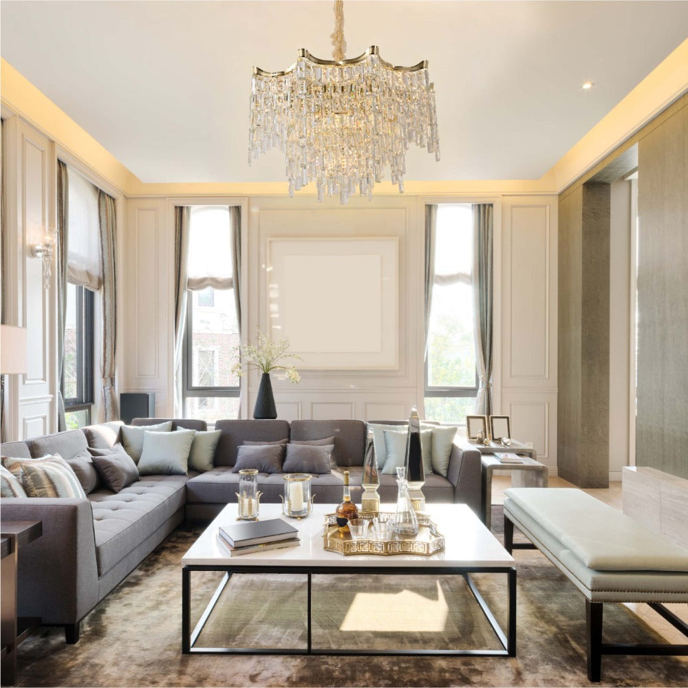 Star Crystal Chandelier Ceiling Light