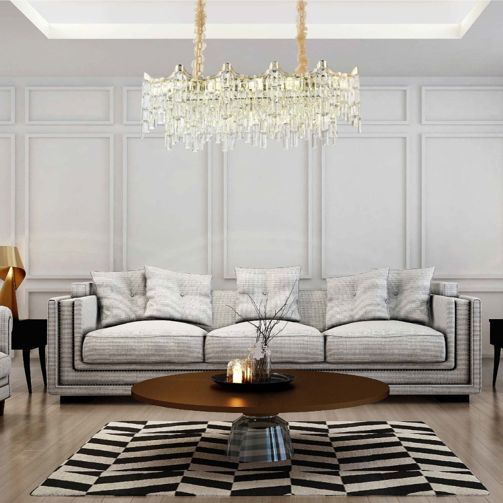 Star Crystal Chandelier Ceiling Light