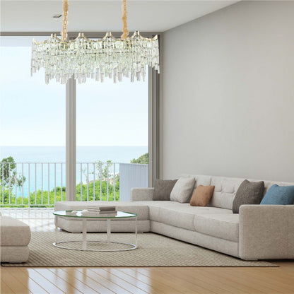 Star Crystal Chandelier Ceiling Light