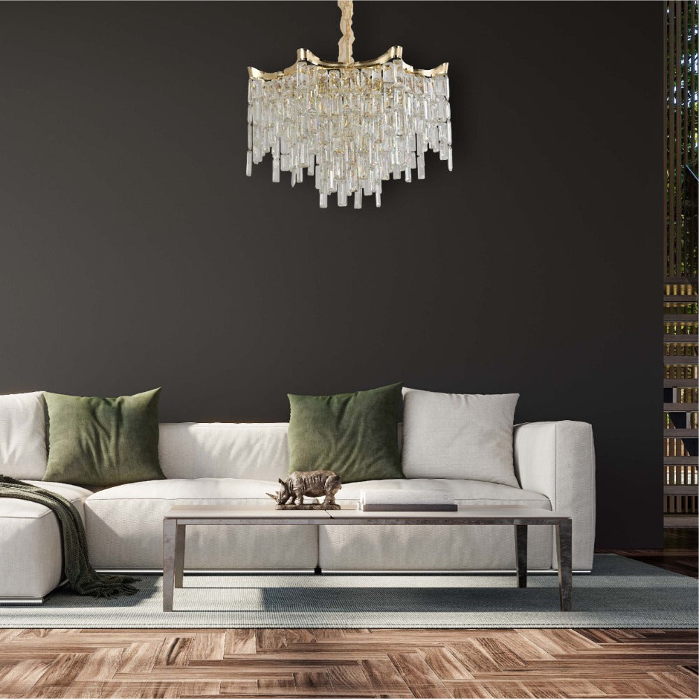 Star Crystal Chandelier Ceiling Light