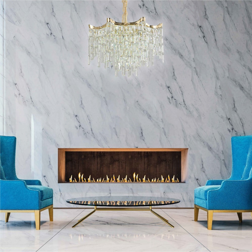 Star Crystal Chandelier Ceiling Light