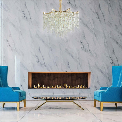 Star Crystal Chandelier Ceiling Light