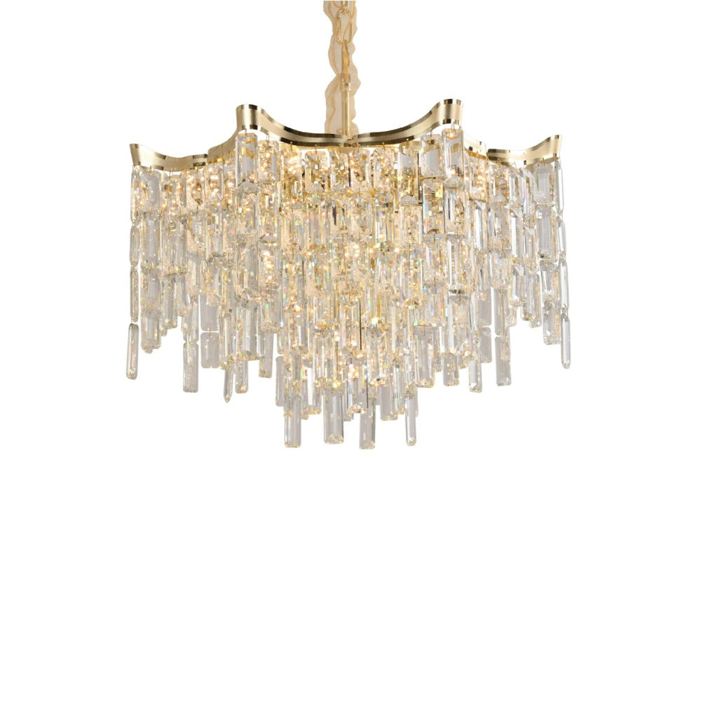 Star Crystal Chandelier Ceiling Light