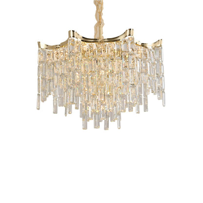 Star Crystal Chandelier Ceiling Light