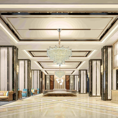 Star Crystal Chandelier Ceiling Light