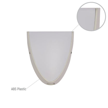 Semi-ellipse Plastic Modern LED Outdoor Wall Light 15W