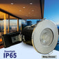 GU10 Holder Downlight IP65 35W – Shiny Chrome