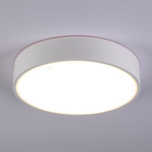 Sleek LED Bulkhead Light IP65 Ceiling Wall Interior Exterior 24W 4000K White