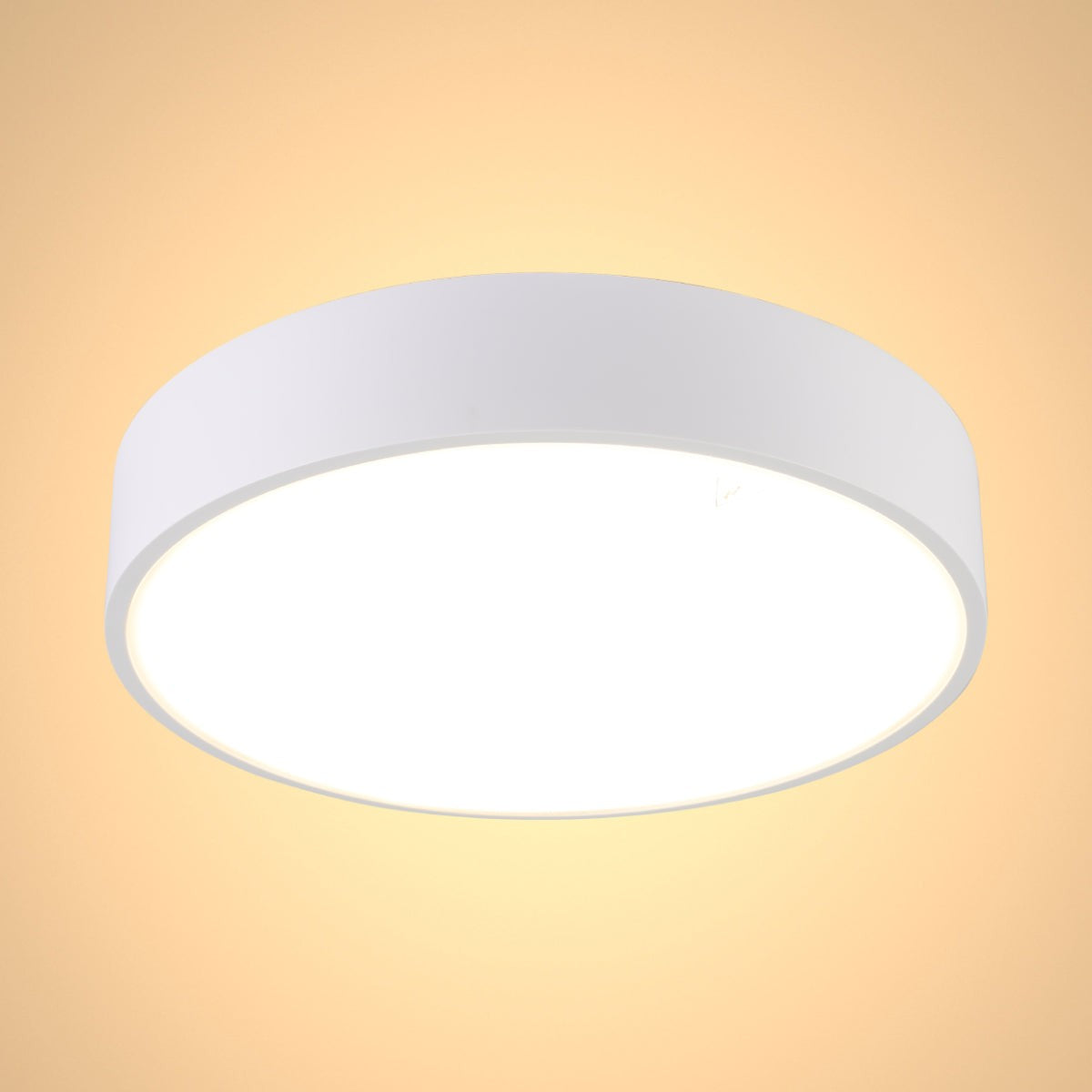 Sleek LED Bulkhead Light IP65 Ceiling Wall Interior Exterior 24W 4000K White