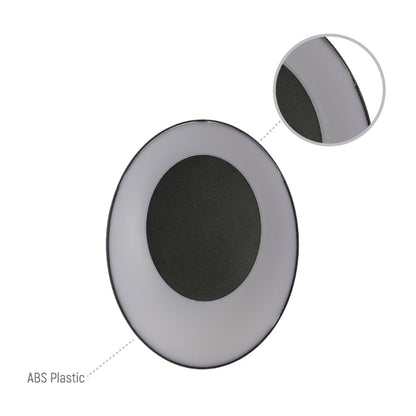 Solar Eclipse Black Plastic Modern LED Outdoor Wall Light 15W Warm White