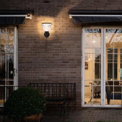 Solar Wall Lantern, Vintage-Inspired, 3CCT Colour, Motion Sensor, Rechargeable Outdoor Lighting
