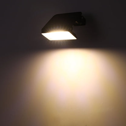 Solar-Powered LED Security Wall Light with PIR Sensor