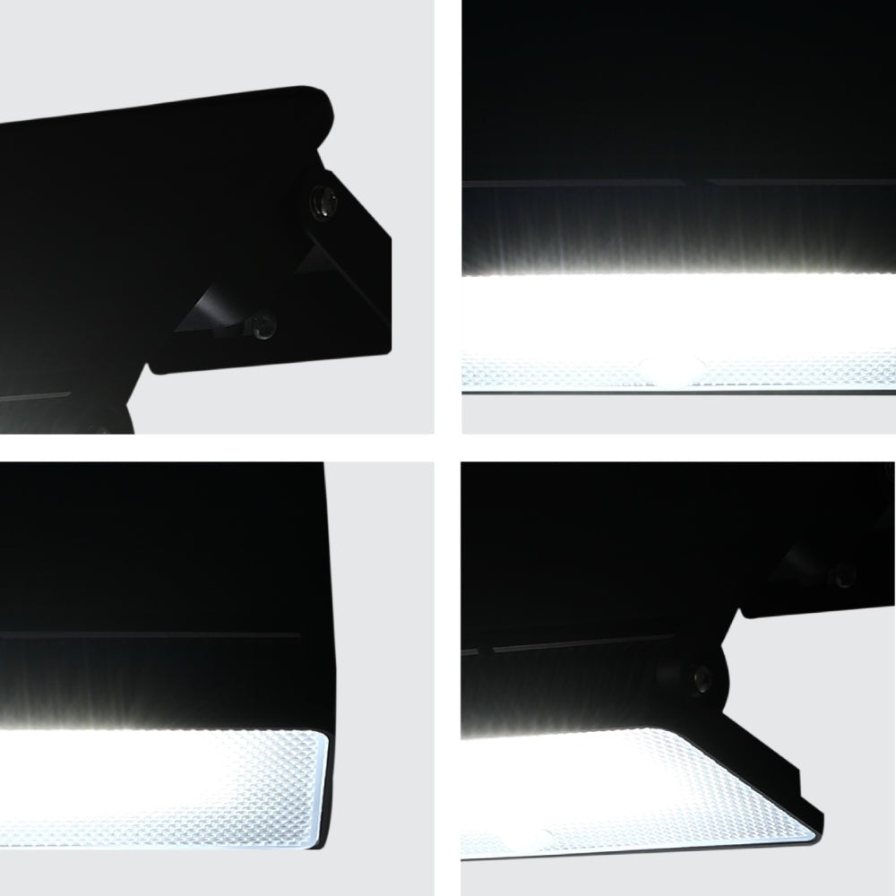 Solar-Powered LED Security Wall Light with PIR Sensor