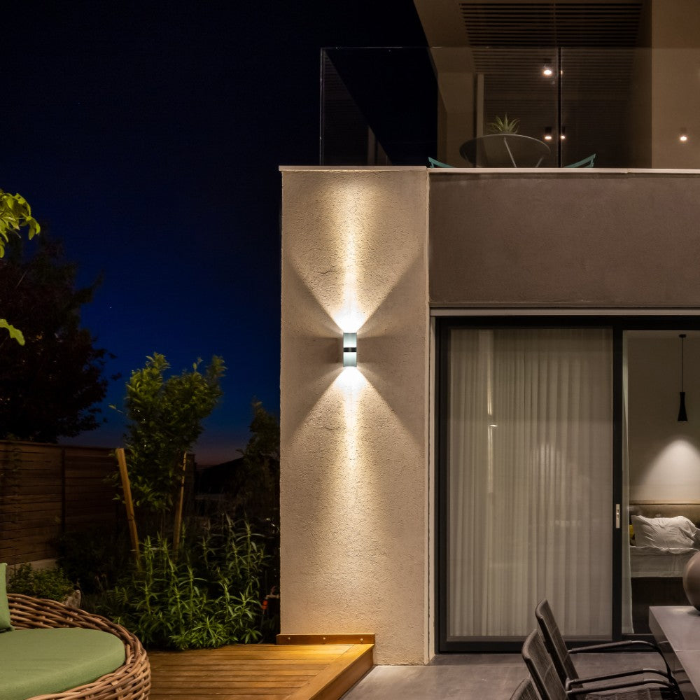 Splitted Bamboo LED Outdoor Wall Light 3000K/4000K/6500K 13W