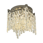 Star Crystal Flush Chandelier Ceiling Light