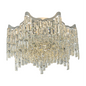 Star Crystal Flush Chandelier Ceiling Light