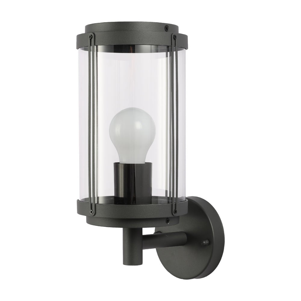 Tanaro Vintage Outdoor Wall Lantern E27 Dark Grey