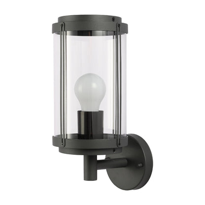 Tanaro Vintage Outdoor Wall Lantern E27 Dark Grey