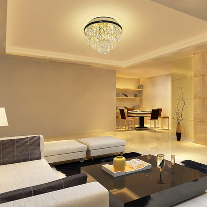 Tiered Flush Chandelier Ceiling Light