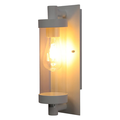 Timeless Elegance Wall Sconce, Glass & Aluminium, E27, In/Out