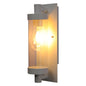 Timeless Elegance Wall Sconce, Glass & Aluminium, E27, In/Out
