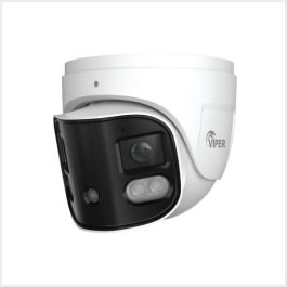 Viper 4K 180° Dual-Splicing Full-Colour Active Deterrent Turret Camera