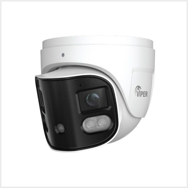 Viper 4K 180° Dual-Splicing Full-Colour Deterrent Turret Camera