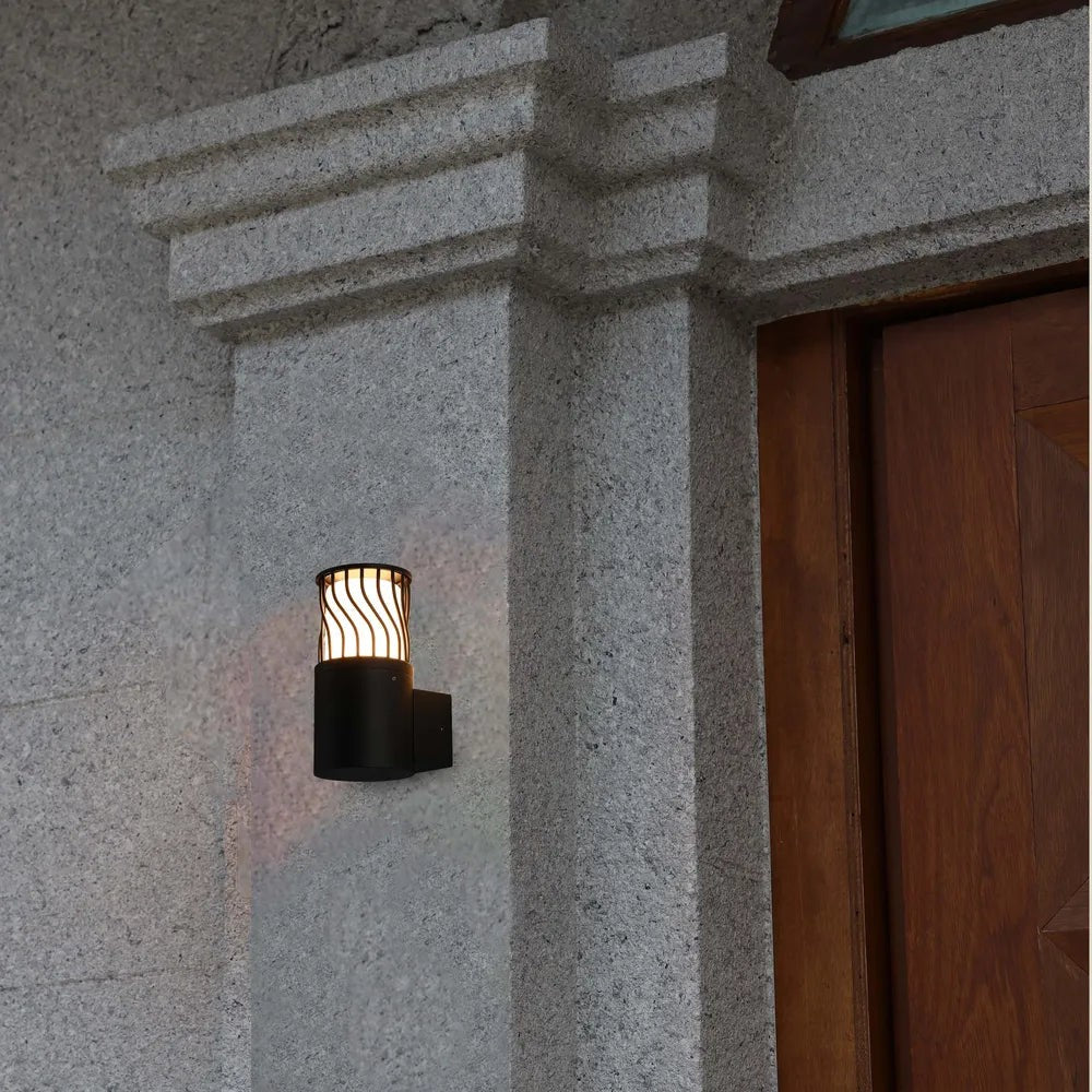 Twilight Wave LED Lantern Wall Light