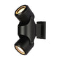 Up Down Tiltable Outdoor Wall Light GU10 Black