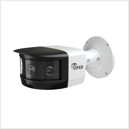 Viper 8MP Stitched 180° Panoramic Network Camera (White)
