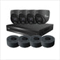 4K 8CH Kit with 4 TURVIPS4-6IL-FG and 4 VIP-RING-03-FG – Viper