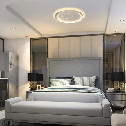 White LED Flush Mount Ceiling Light (Flower, Moon & Stars Designs)