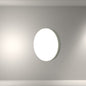 White Plastic Bulkhead LED Outdoor Wall Light 15W Cool Daylight