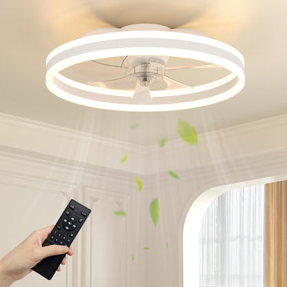 50cm Ceiling Fan with LED Light - White