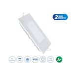LED RECESSED PANEL LIGHT SQUARE - 9W
