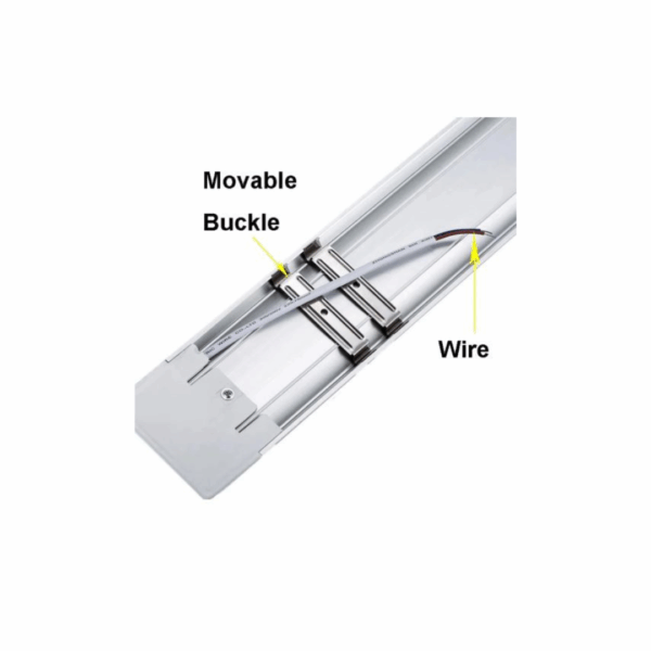 Led 5FT Prismatic LED Fitting, 45W, 3825Lm, 6500K, IP20 - Image 3