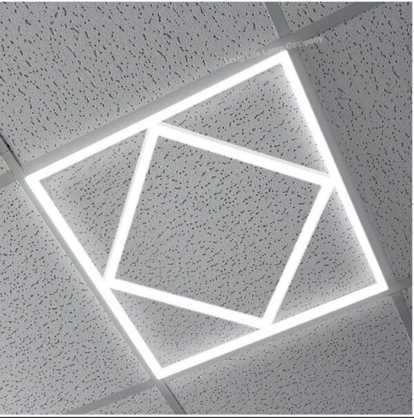 600x600mm LED Diamond Frame Light - 48W, Cool White (6500K)