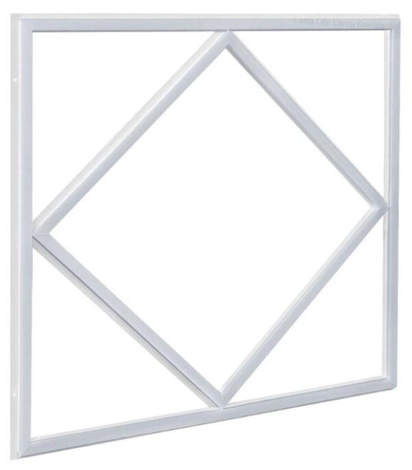 600x600mm LED Diamond Frame Light - 48W, Cool White (6500K) - Image 2