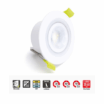 Integral ECO Fire Rated Downlight 65MM Cutout IP65, 5W CCT - Dimmable White