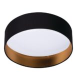 Kanlux LED 17.5W CCT Mounted Ceiling Light (Black & Gold)