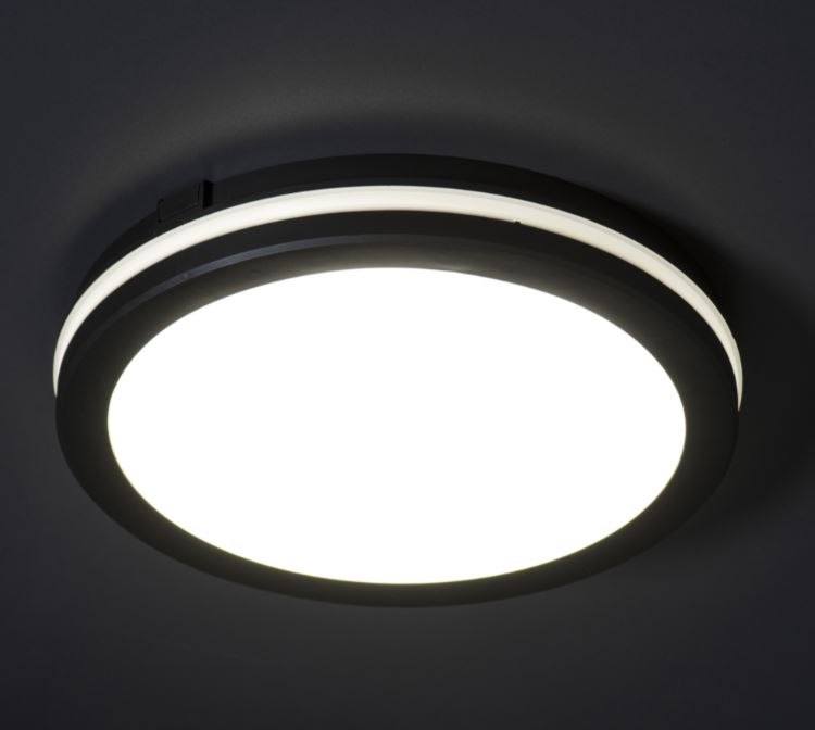 Kanlux LED 40W CCT Mounted Ceiling Light (Black) - Image 5